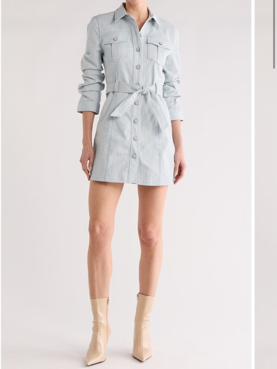 Cinq à Sept Denim Shirtdress Size 4